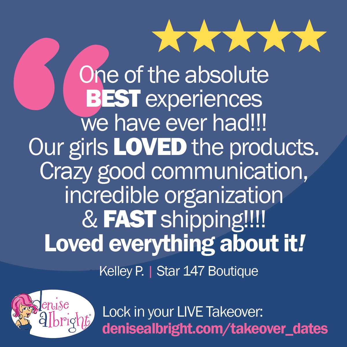 Review from Kelley P.