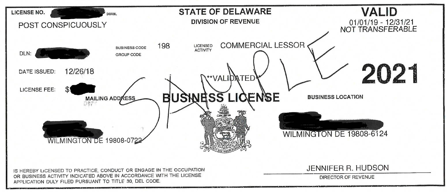 delaware business license | delaware business incorporators