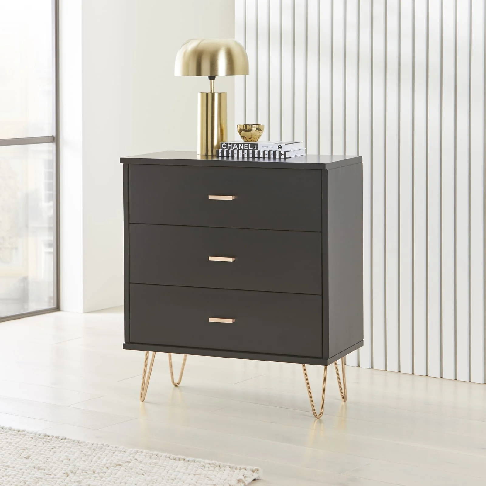 Monroe solid wood painted chest of drawers | malletandplane.com
