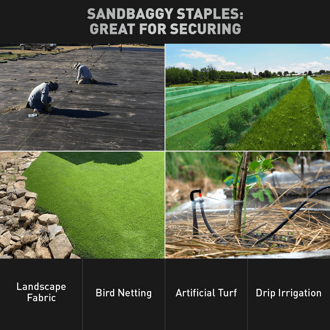 square top landscape staples applications