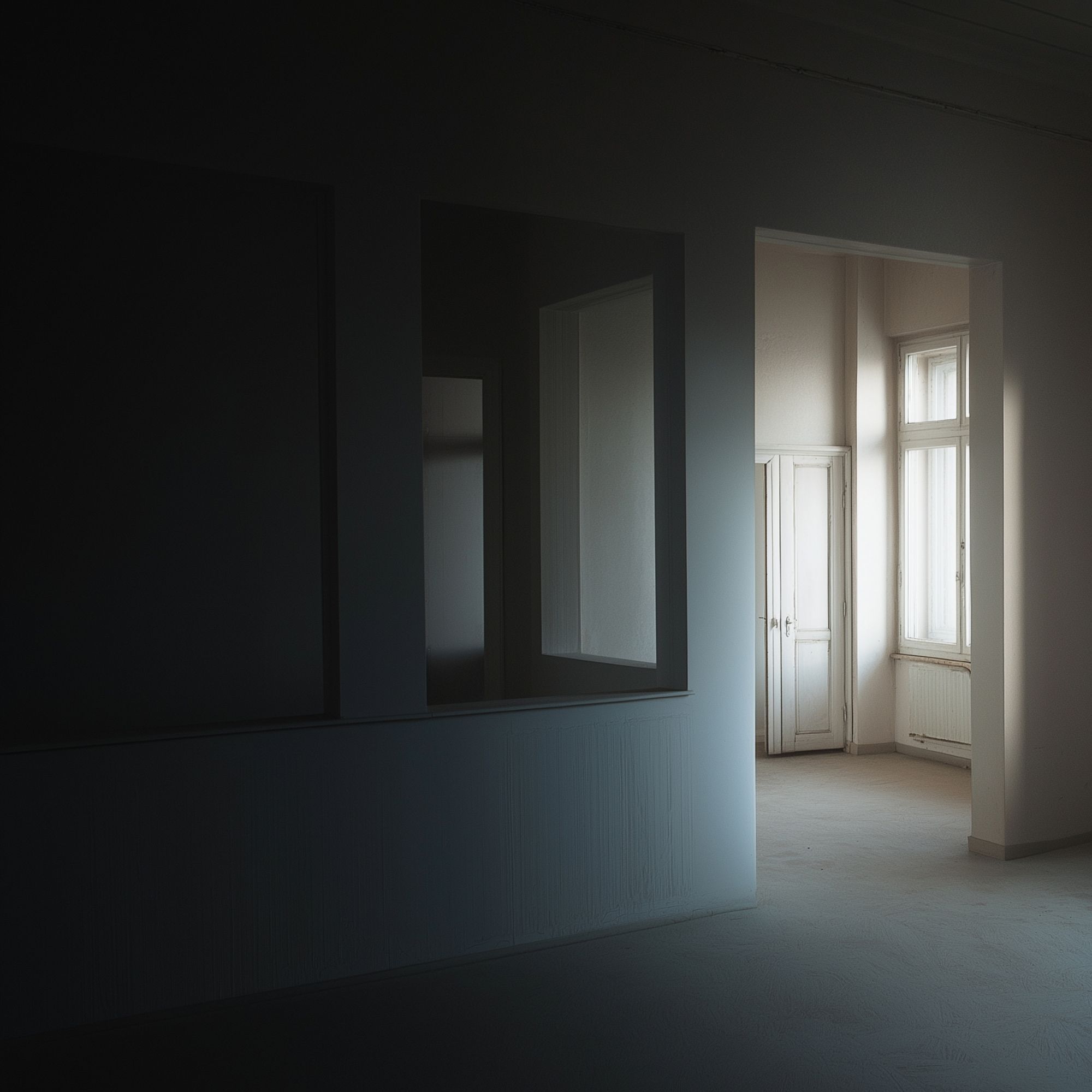 Dark empty room