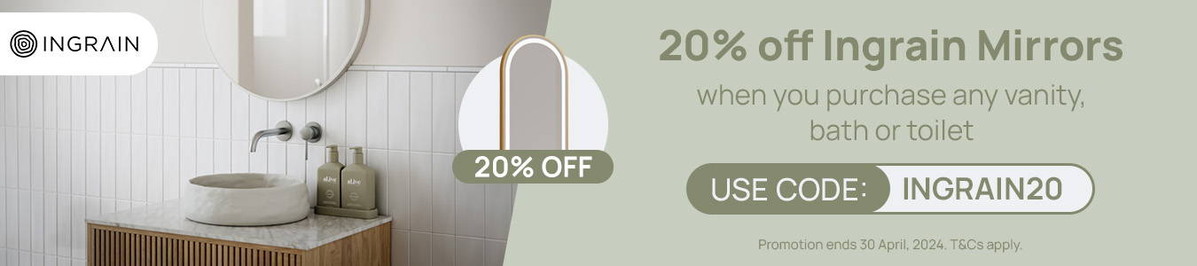 20% off Ingrain Bathroom Mirrors Promo
