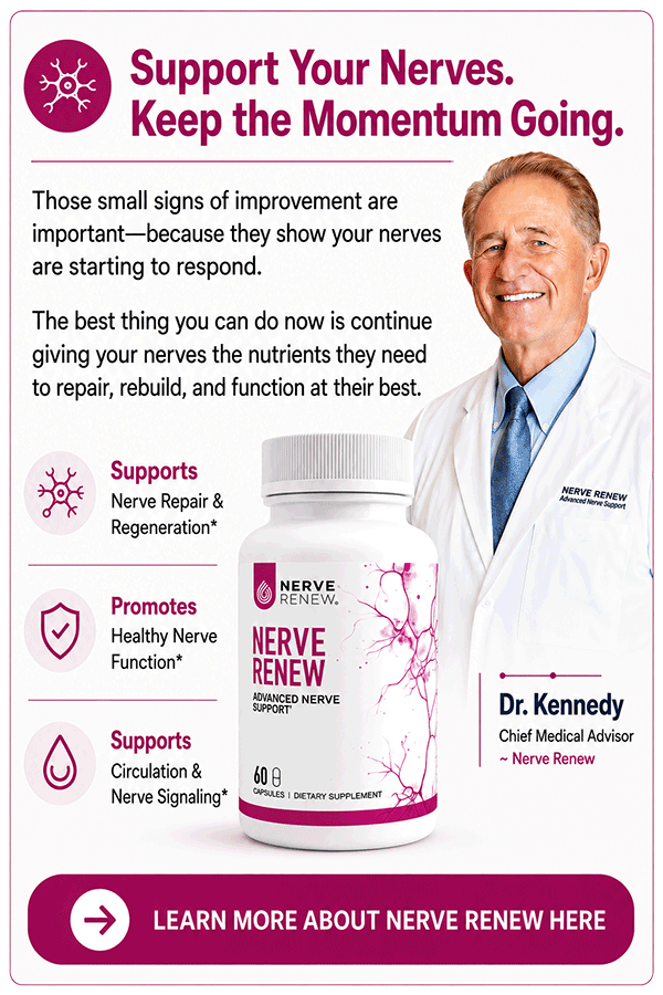 Support Your Nerves with Nerve Renew, featuring Dr. Kennedy.