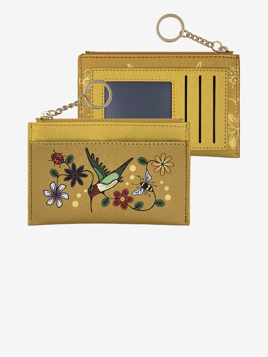 Matriarch Bear Zippered Card Wallet by Morgan Asoyuf