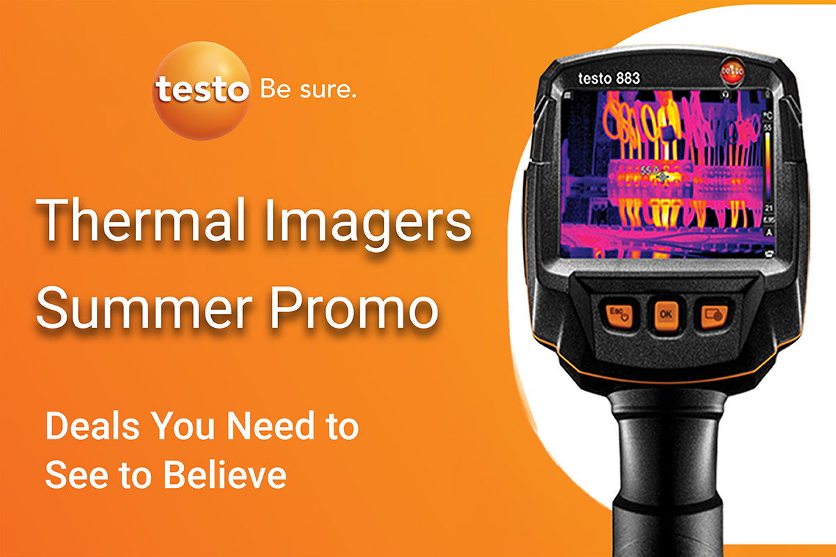 Save up to $1,000 on Testo thermal cameras!