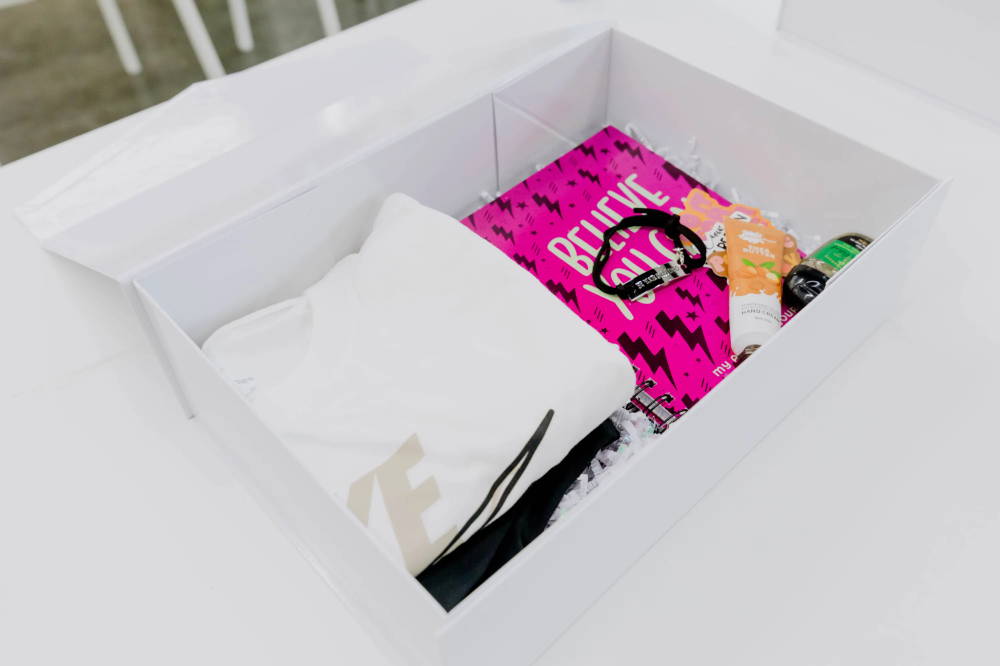 gift box at for her event