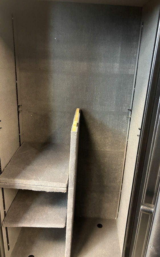 BIGHORN gun safe exterior with sale price tag on door - SES spring cleaning sale