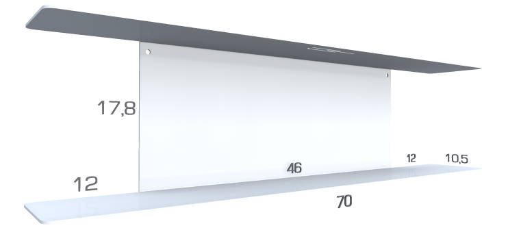 etagere blu-ray 70 cm
