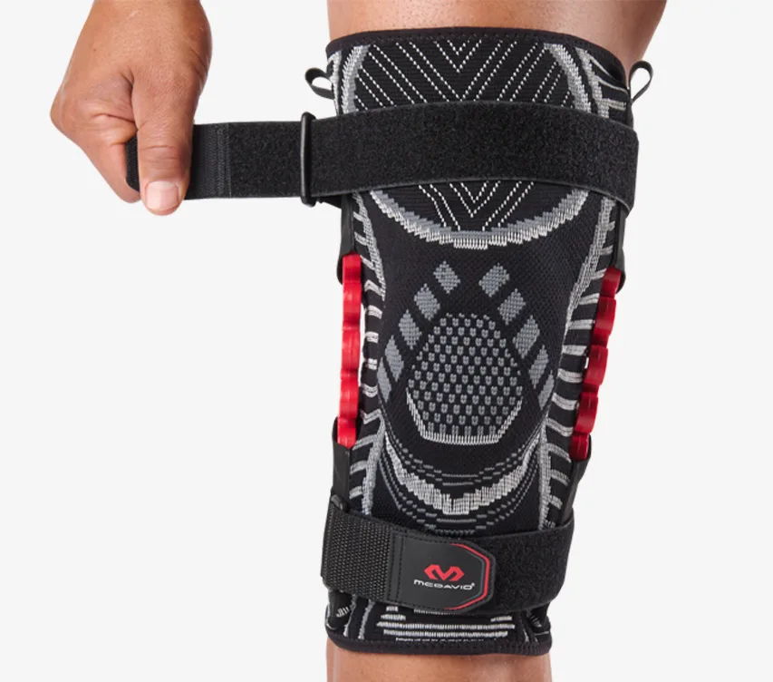 NRG Lightweight Knit Knee Sleeve Spring Hinge