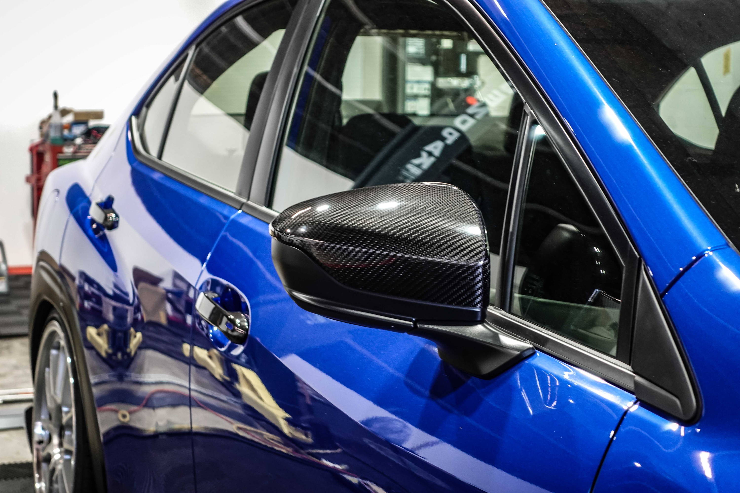 WRX Carbon Fiber Mirror Covers