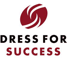 An image of dress for success logo.