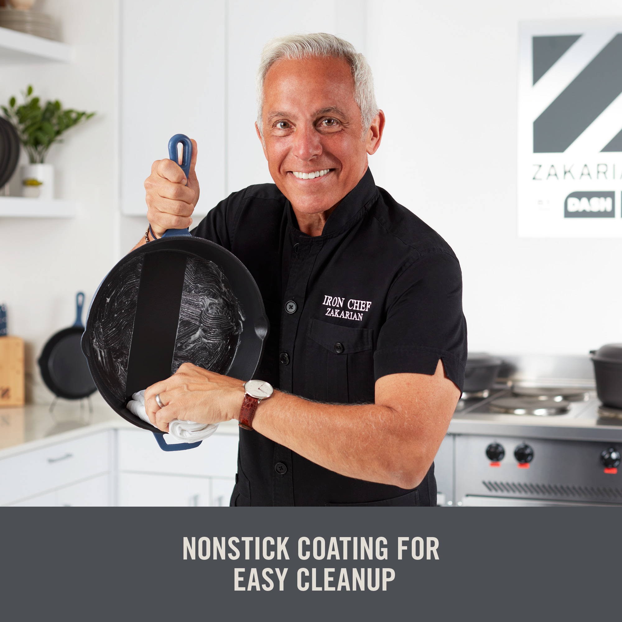 Nonstick coating for easy cleanup