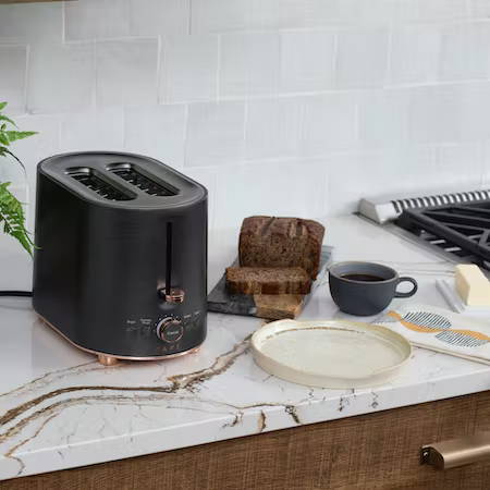 café toaster on cambria countertops