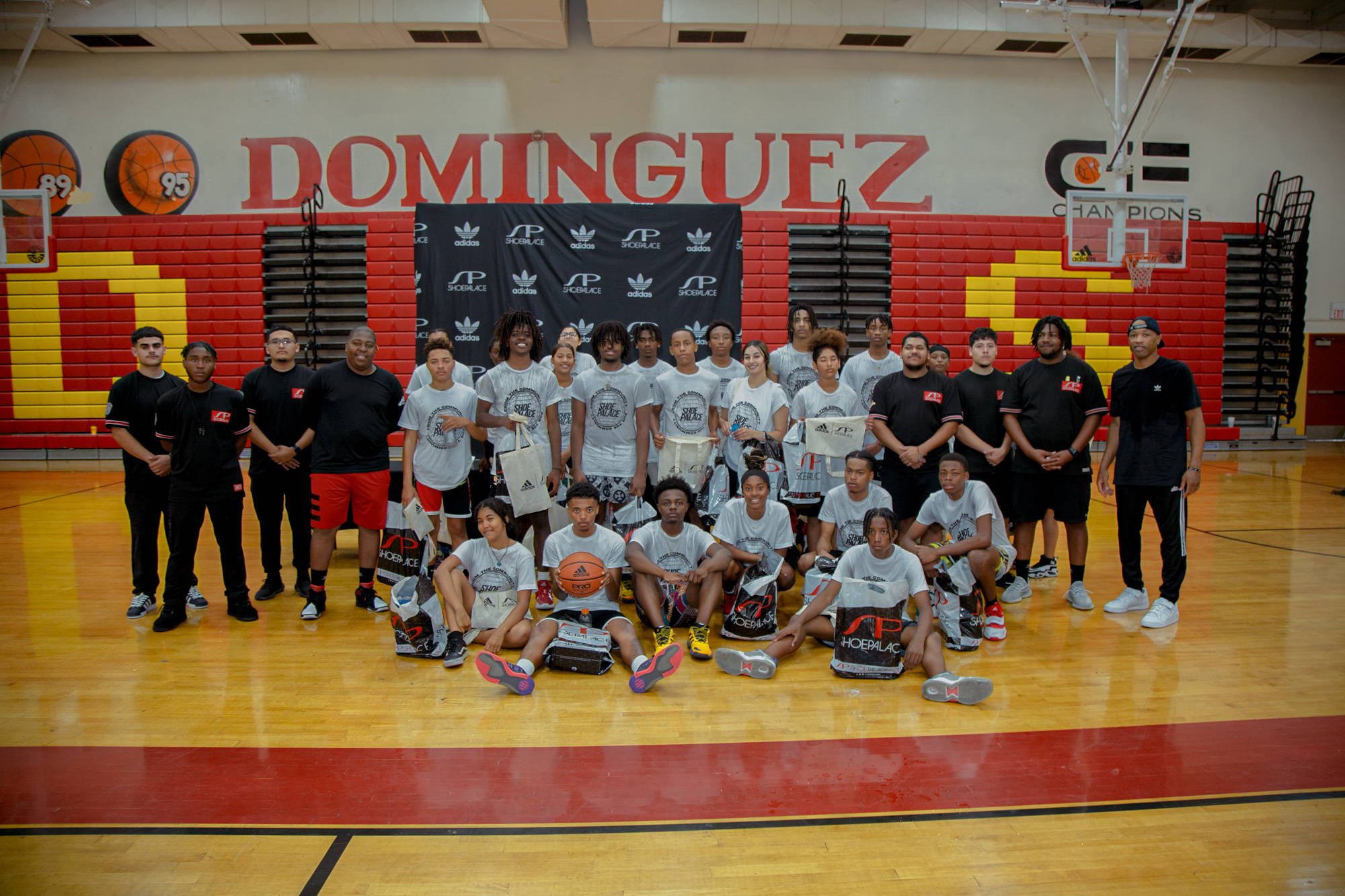 adidas hoop clinic dominguez high school student picture