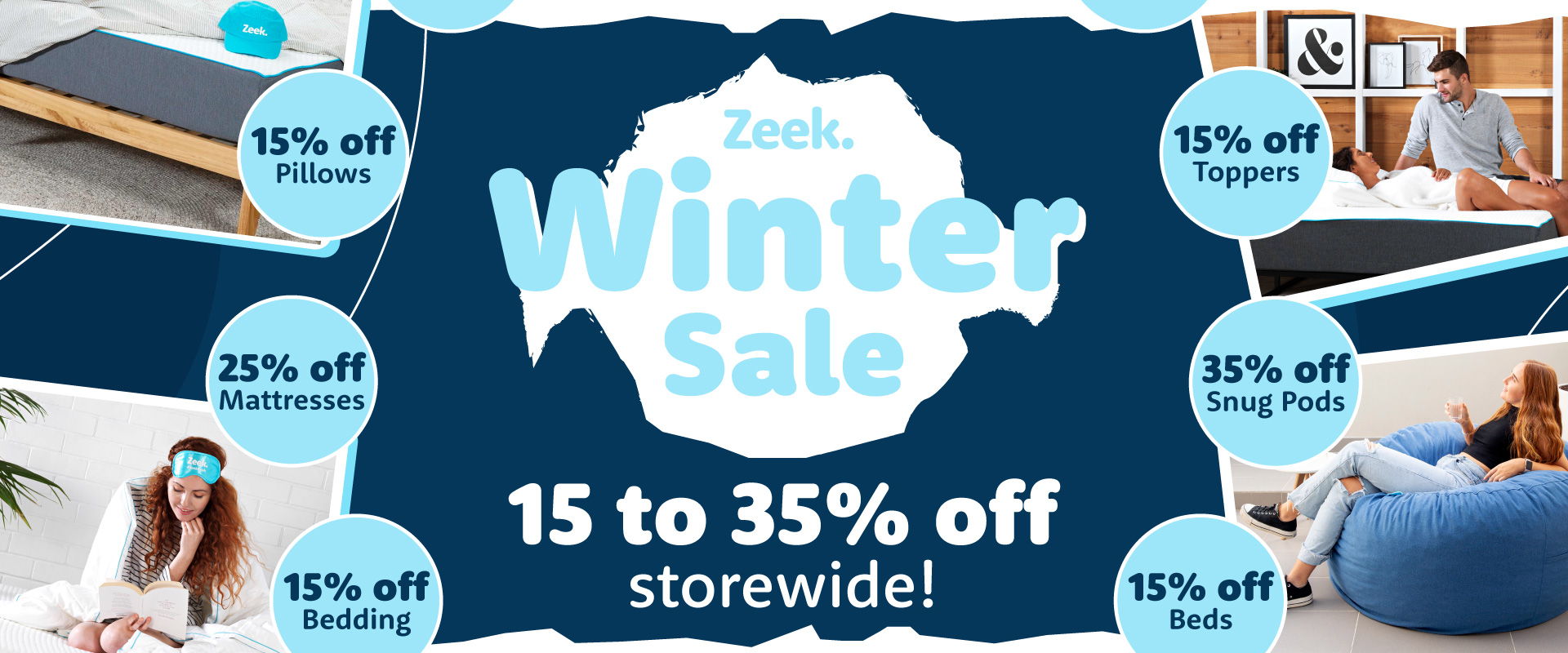 Winter Sale splash image - sale on now!