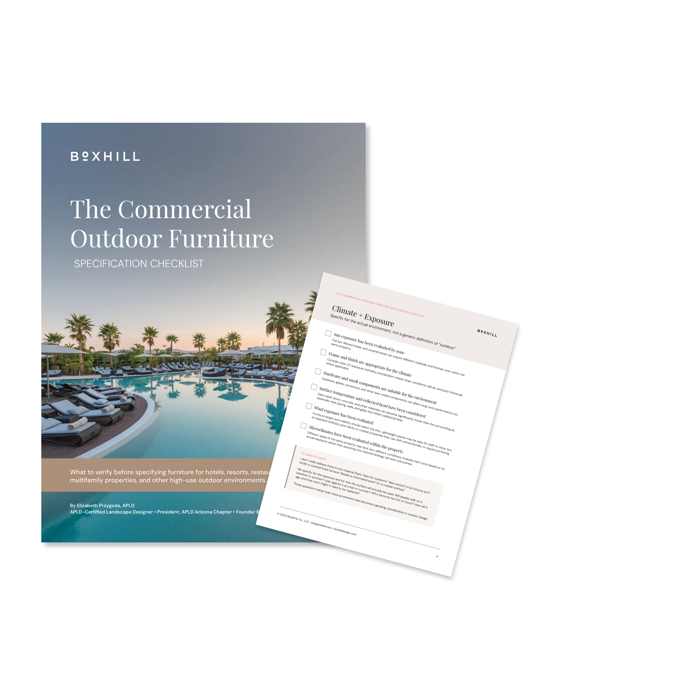 The Commercial Outdoor Furniture Specification Checklist