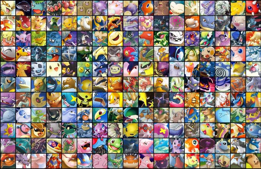 all pokemon in one image