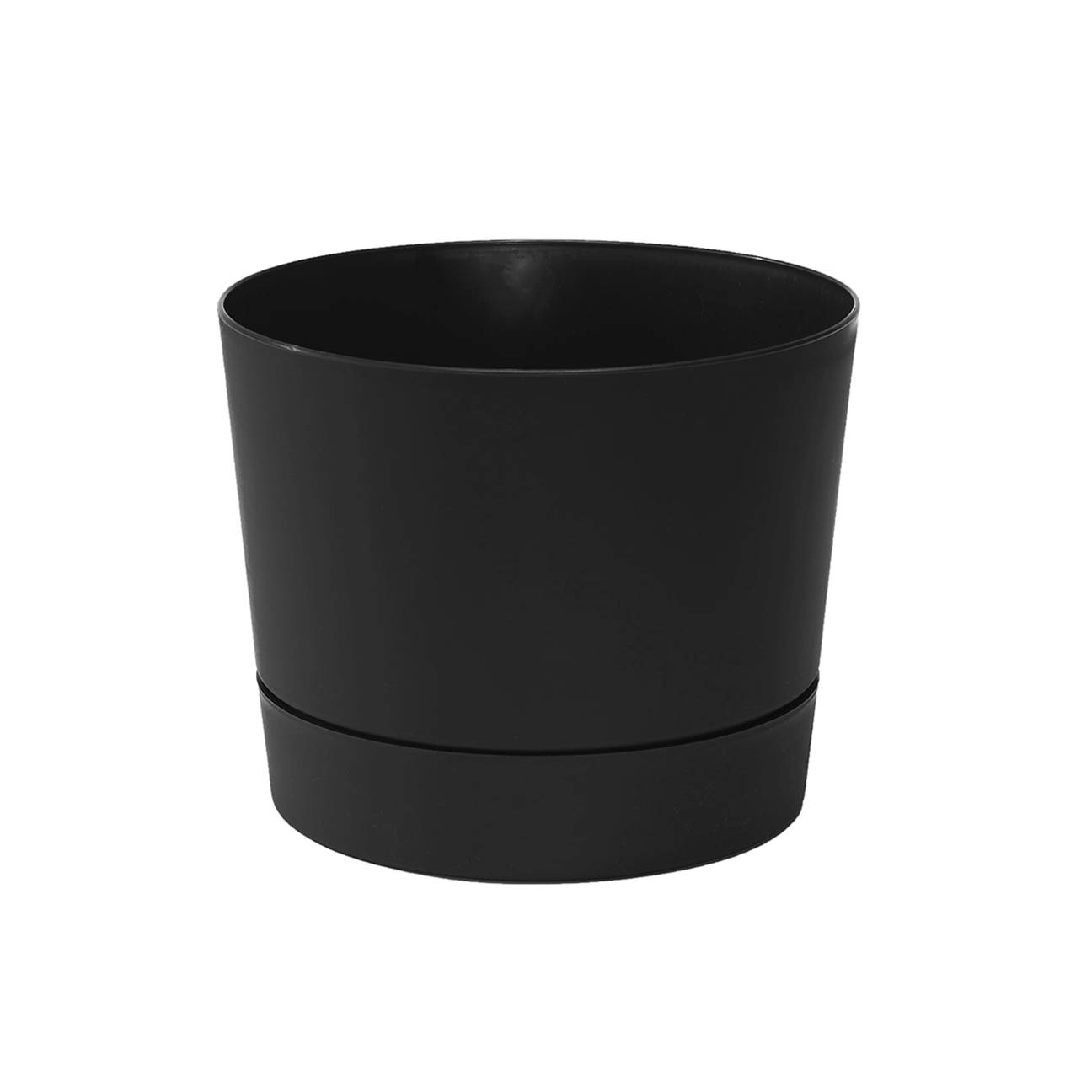 Black Majestic low profile cylinder pot