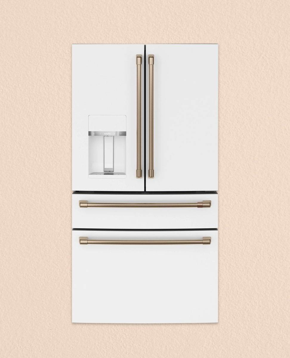Matte White French Door Refrigerator