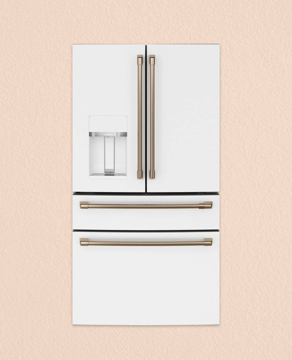 Matte White French Door Refrigerator