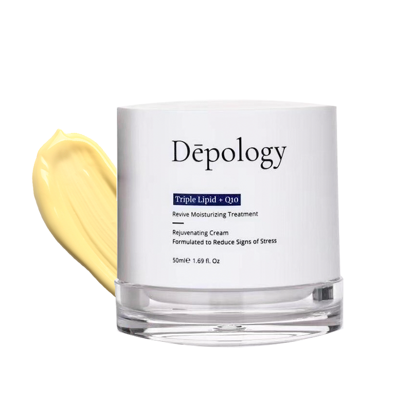 Depology's Triple lipid + Q10 Moisturizing barrier repair cream