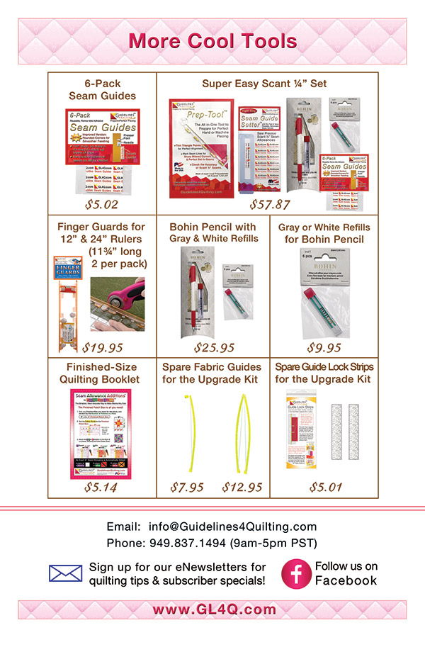 product catalog - Guidelines4Quilting