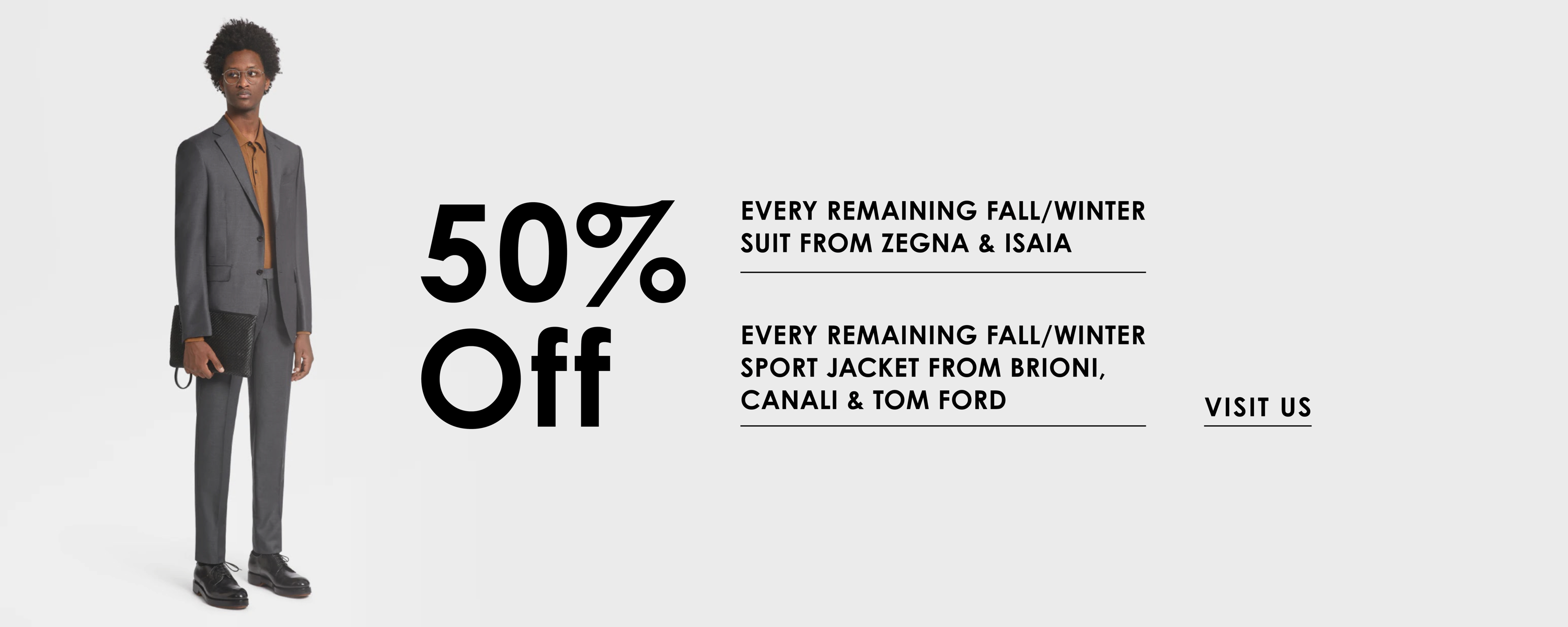 Shop Men's Tailored Clothing at 50% Off