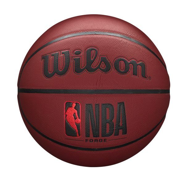 Wilson NBA basketball on a white background.