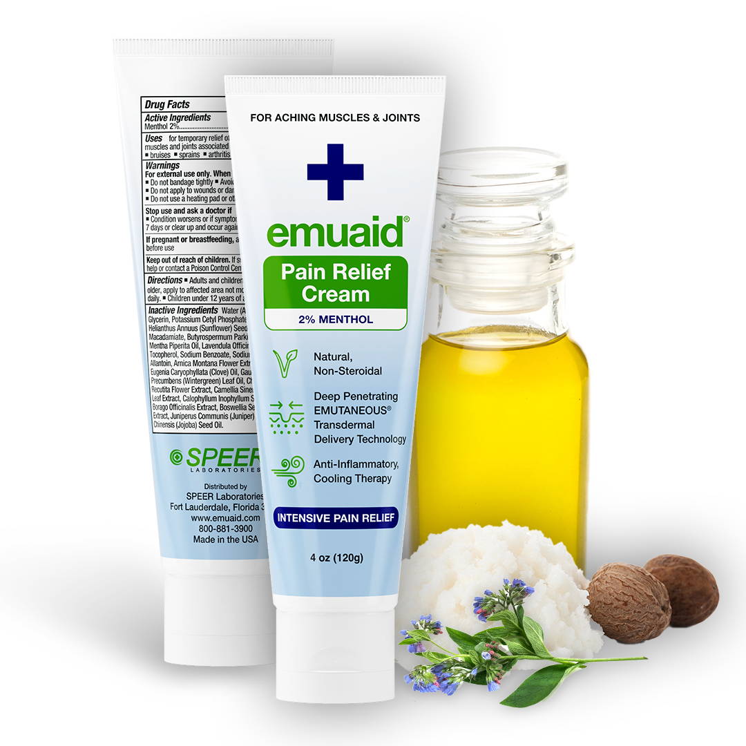 10 Powerful Natural Ingredients in EMUAID Pain Relieving Cream