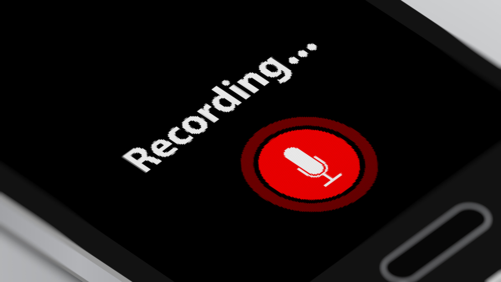 recording on smartphone