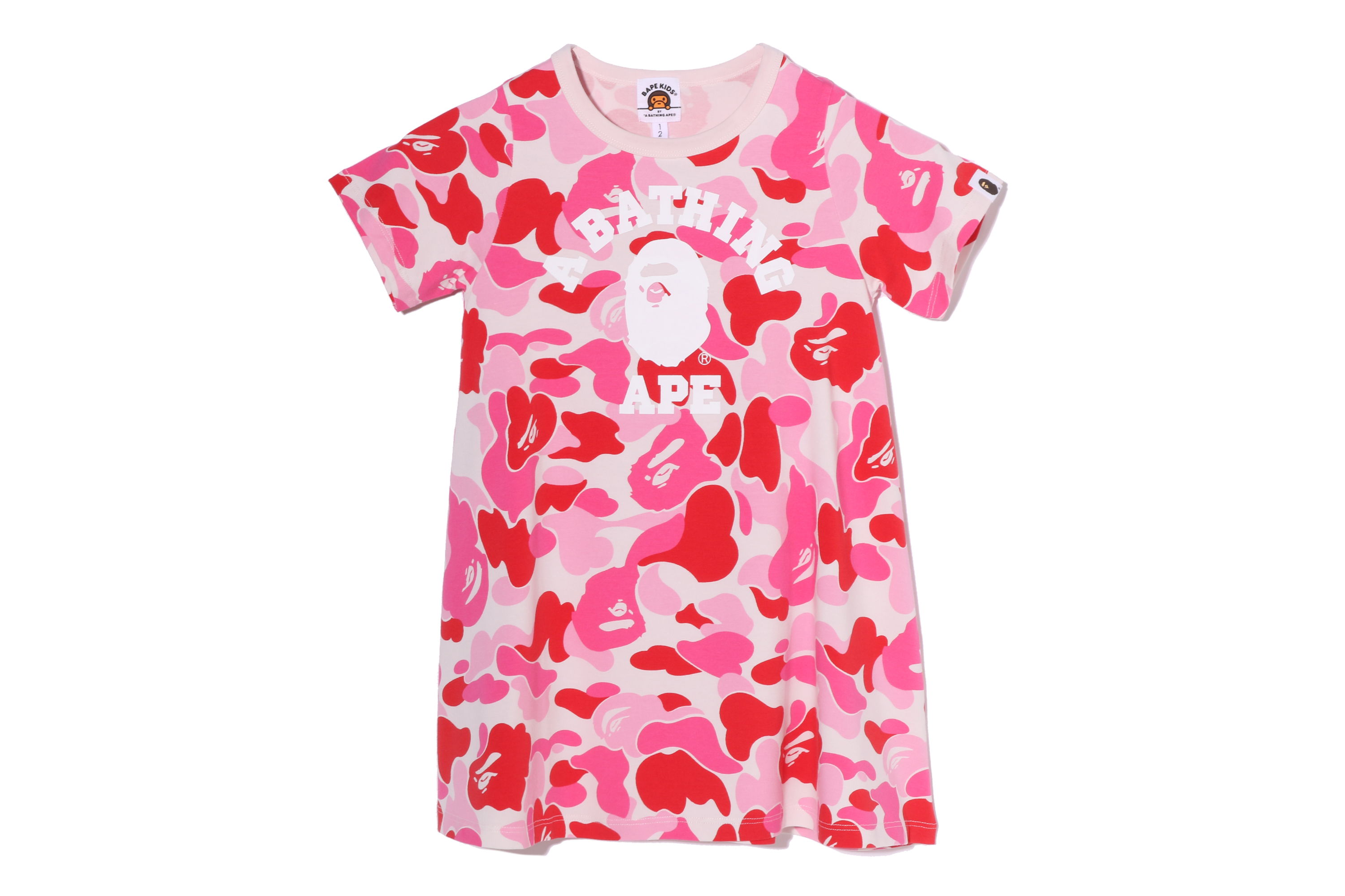 BAPE KIDS Tシャツとフルーツ柄タンクトップセット90cm正規品 STRAWBERRY MILO FRILL TEE | bape.com