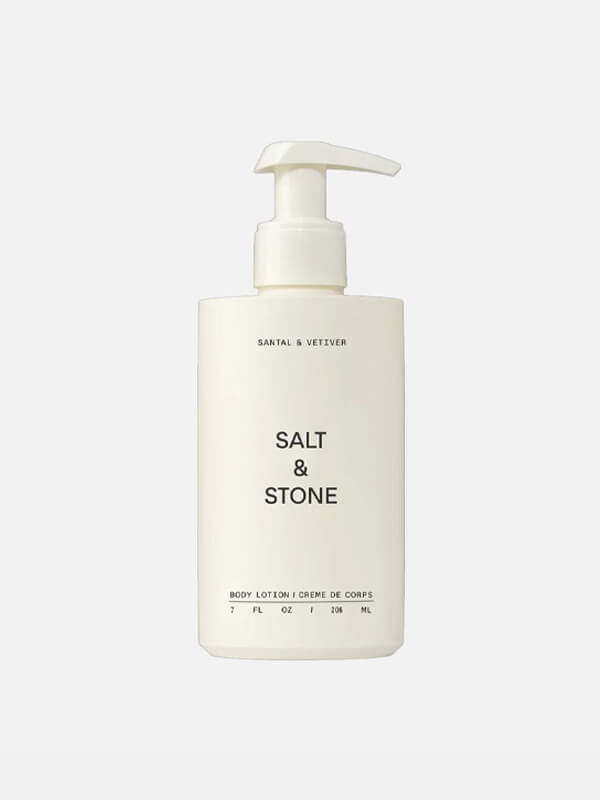 Salt & Stone Santal & Vetiver Body Lotion.