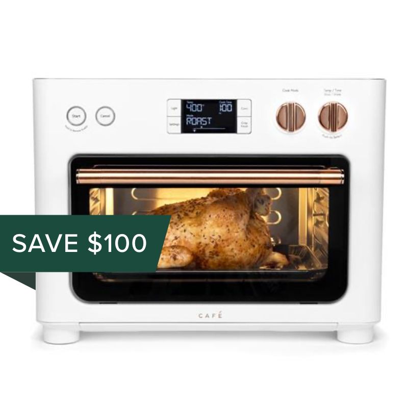 Matte white Couture countertop oven - Save 100