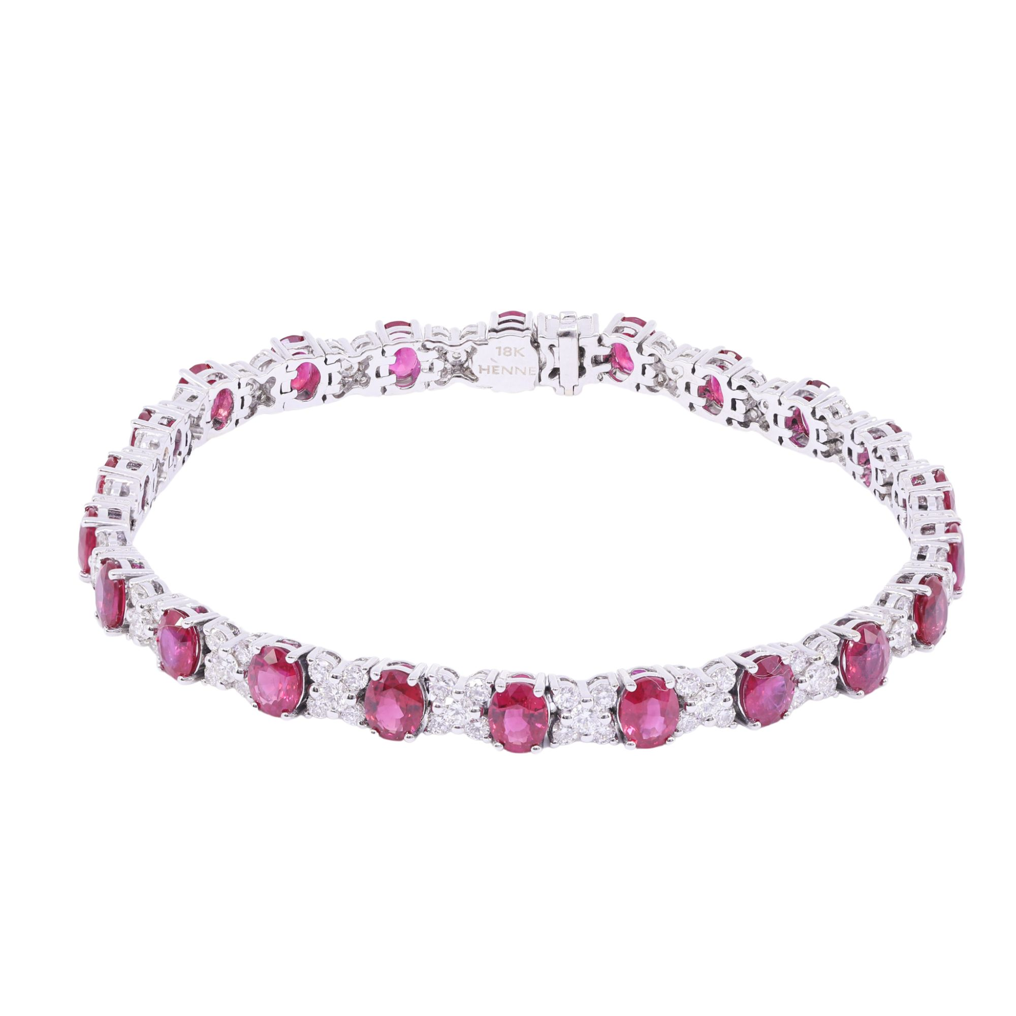 ruby and diamond bracelet