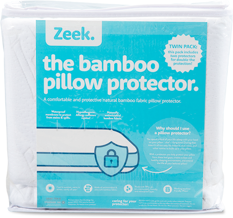 A Zeek Bamboo Pillow Protector.