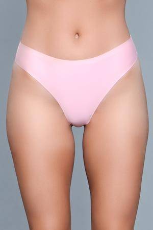 BE WICKED ROXY 1850 PINK SEAMLESS THONG