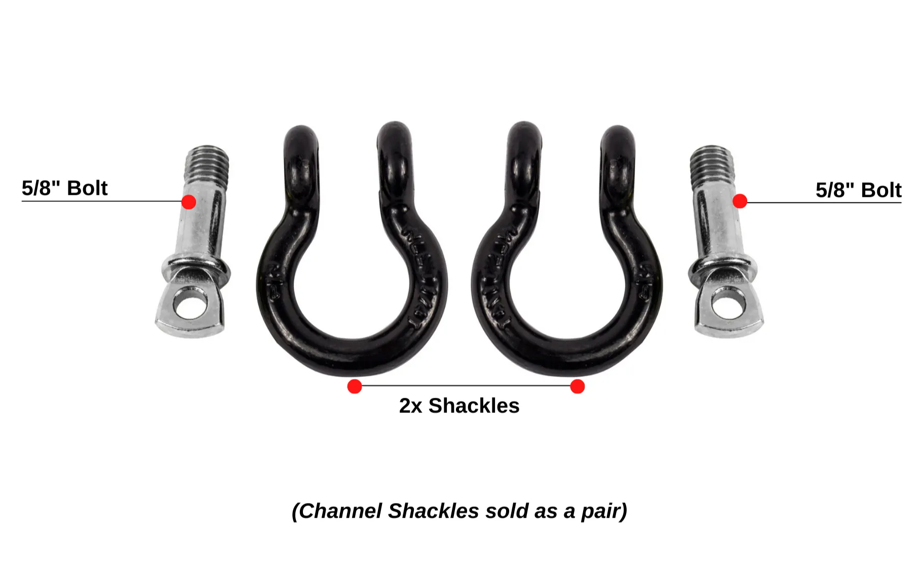 Channel Shackle Parts