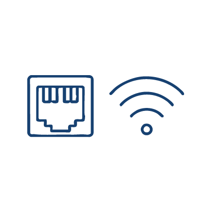 PoE / Wi-Fi options Flexible installation and connectivity options