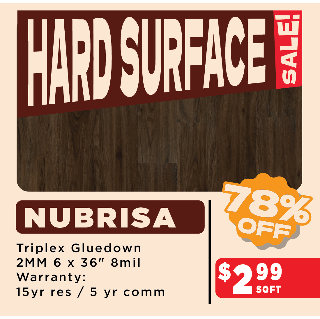 Nubrisa Triplex Gluedown