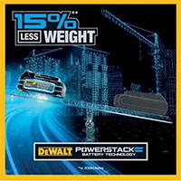 Powerstack 15% less weight