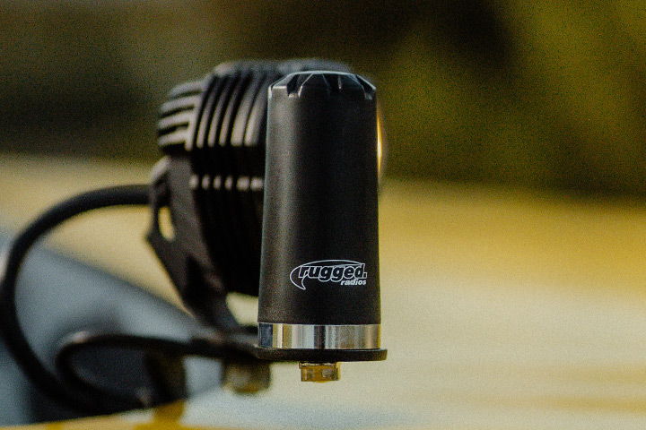 The stealth VHF 1/2 antenna is a great low-profile option