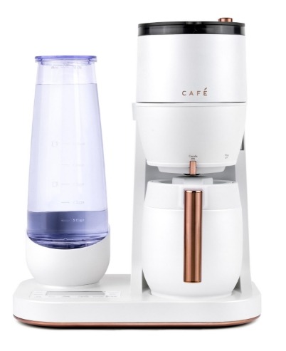 Café™ Specialty Grind and Brew Coffee Maker in Matte White