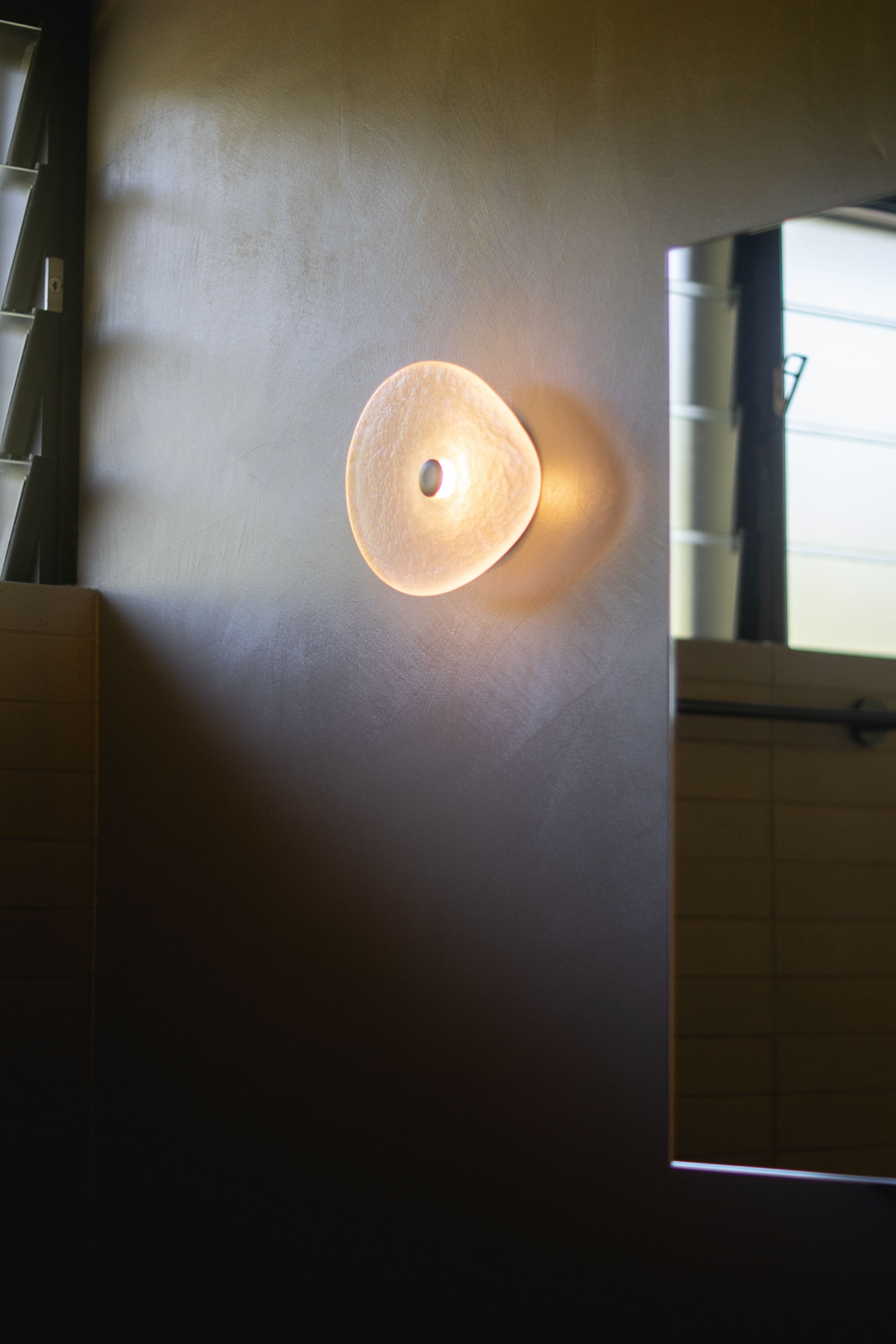 Handmade Coral Organic Wall Light