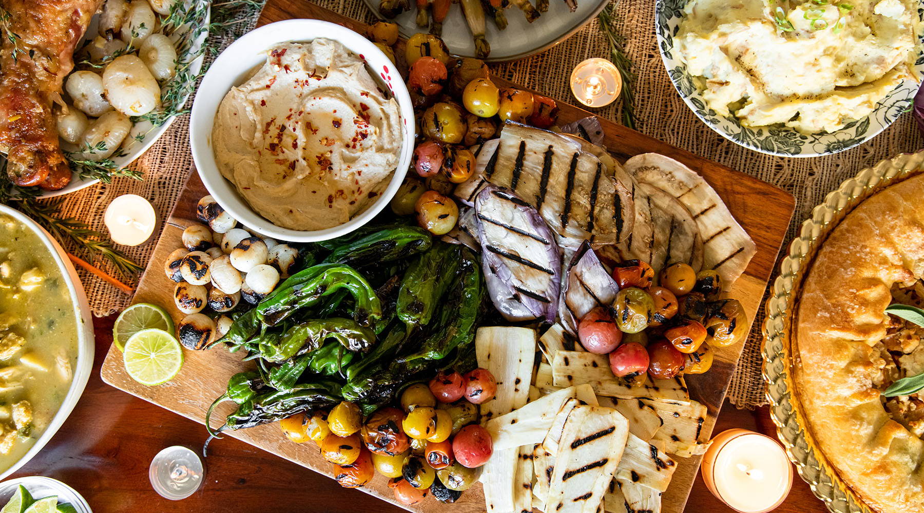 Image of Hummus and Vegetable platter