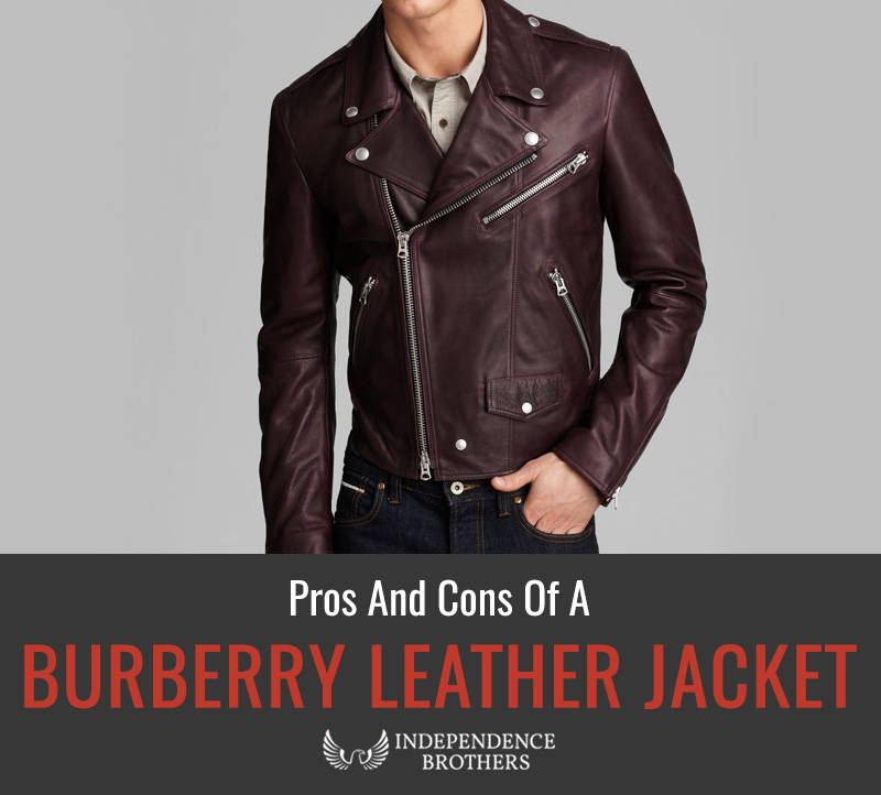 Burberry Leather Jacket Independence Brothers