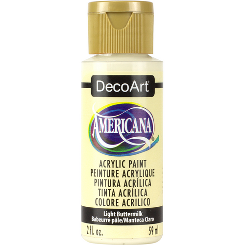 Americana Acrylics Light Buttermilk DA164-3 2 ounce bottle