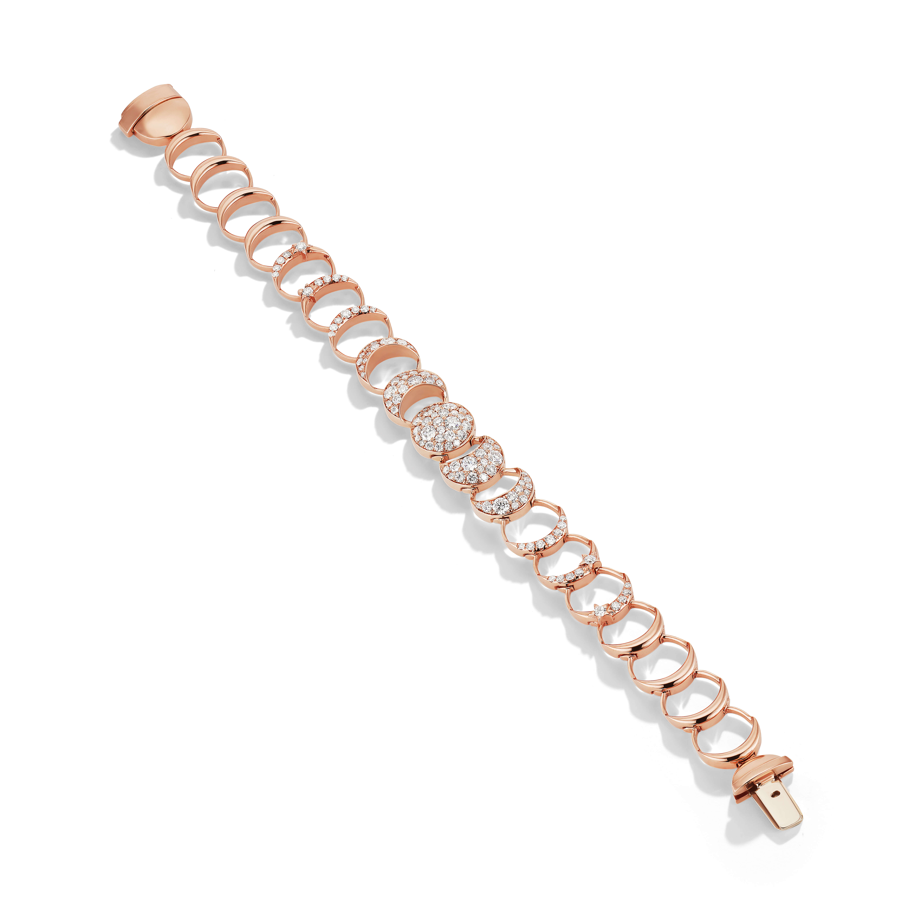 diamond moon bracelet