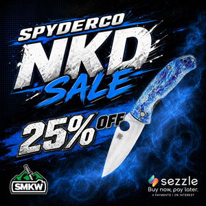 Spyderco NKD sale - 25% off select Spyderco