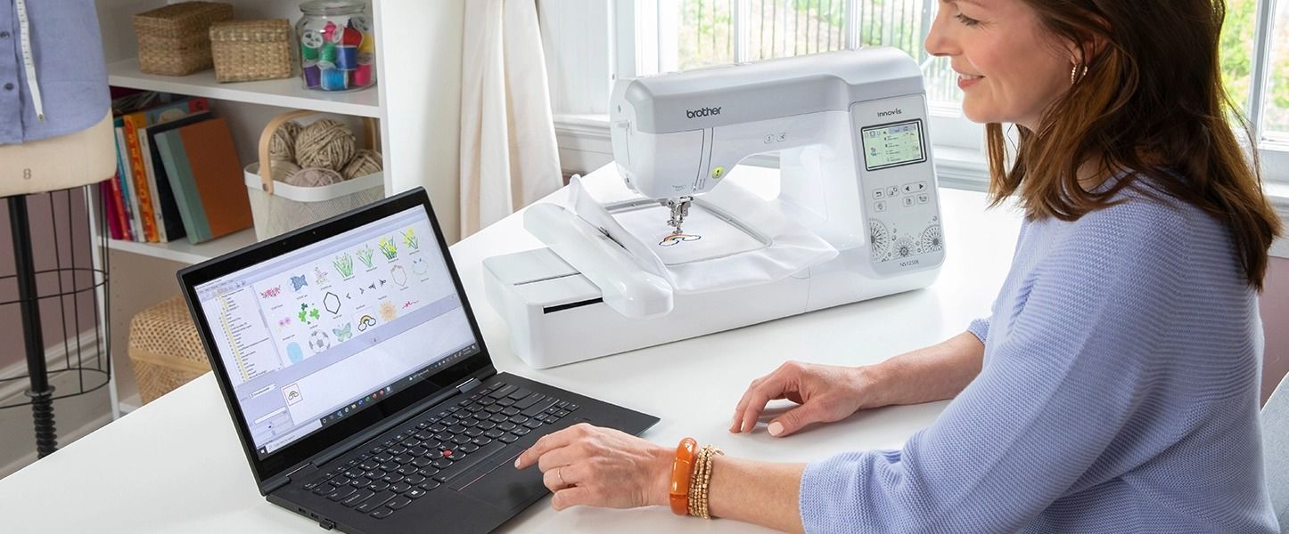 Brother NS1250E Embroidery Machine iBroidery Compatible