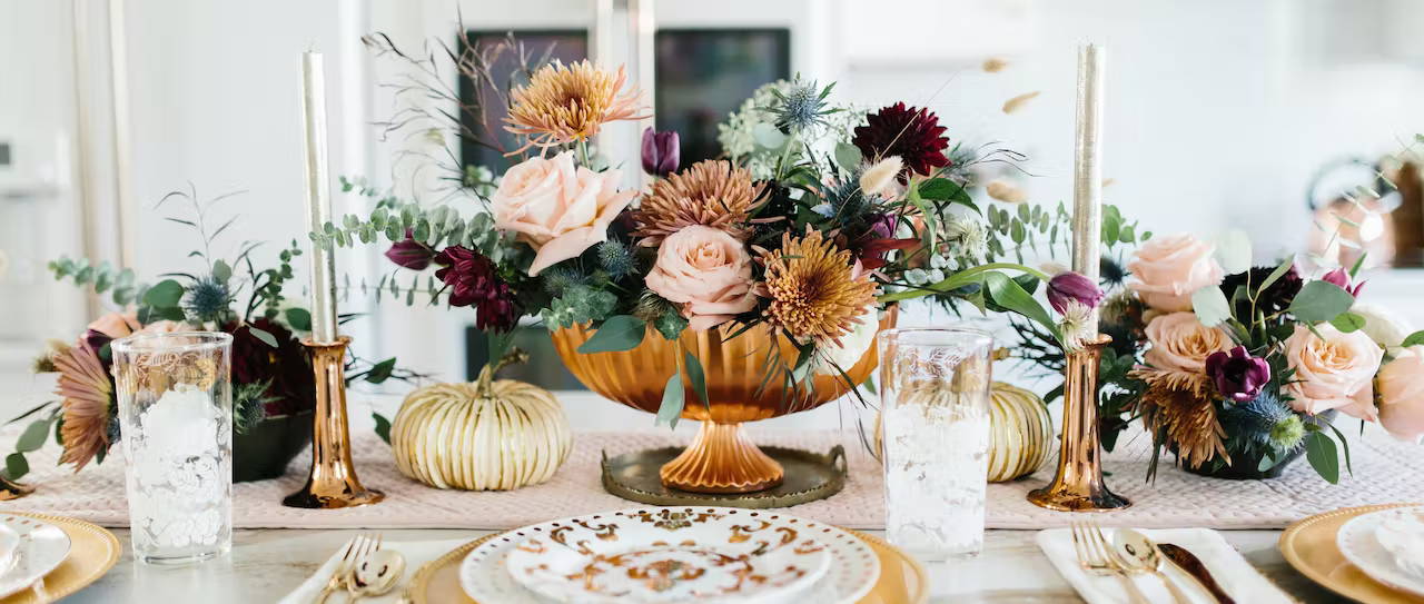 Fall-inspired tablescape
